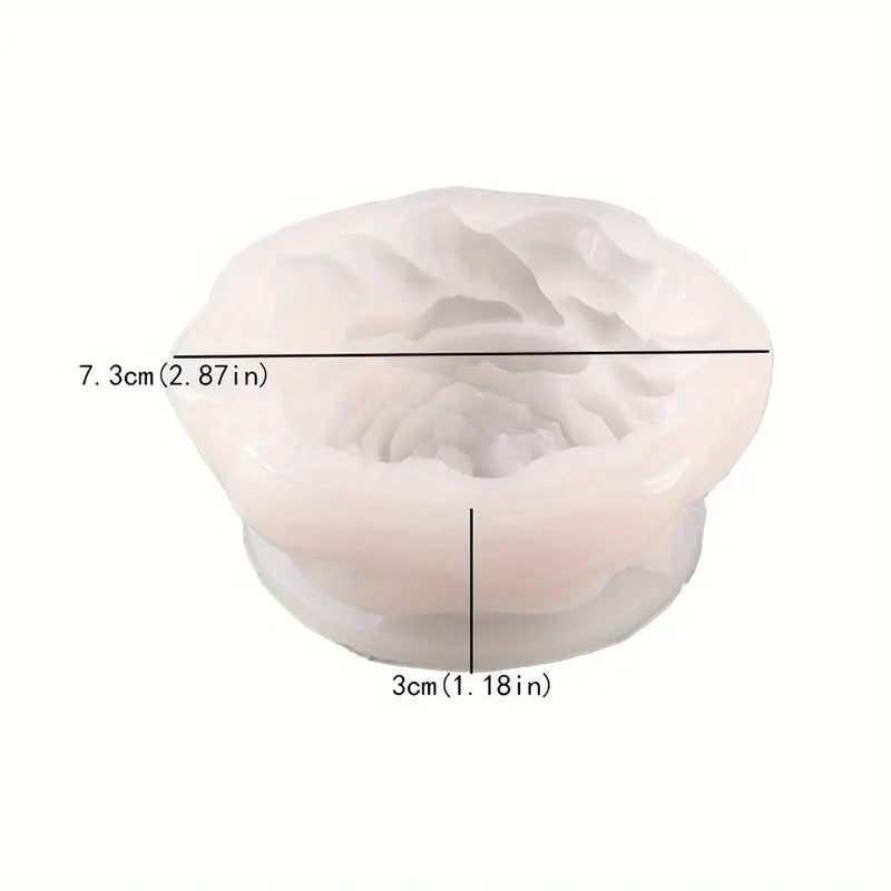 F108MS- Molde Flor Peônia 3 tamanhos S | M | L escolher