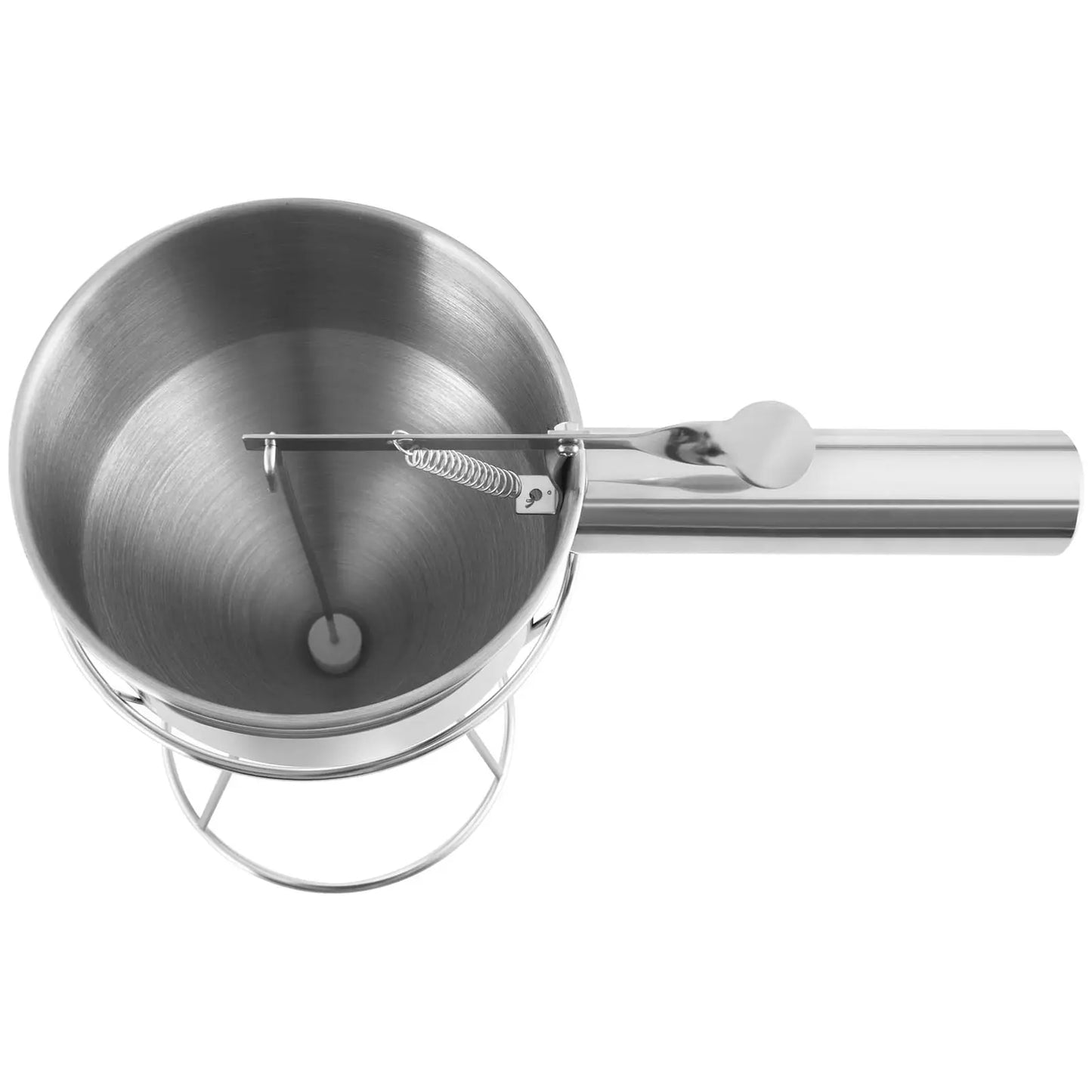 Funil Dispensador Aço Inoxidável C/ Suporte