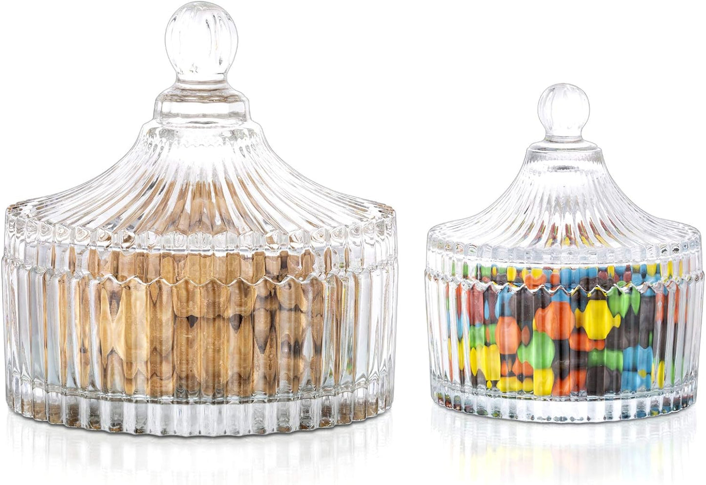 Bomboneira Vidro Transparente 10cm Ø6cm