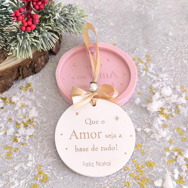 MF036MS - Molde em silicone -Que o amor seja a base de tudo