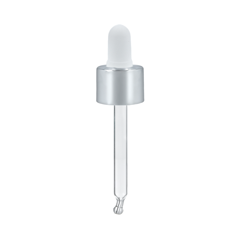 Frasco Vidro Ambar Transparente Redondo 30mL + Tampa Conta-Gotas c/ Tetina