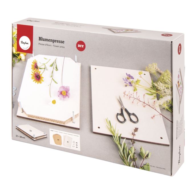 RAYHER- prensa de flores, FSC Mix Credit 21x30cm