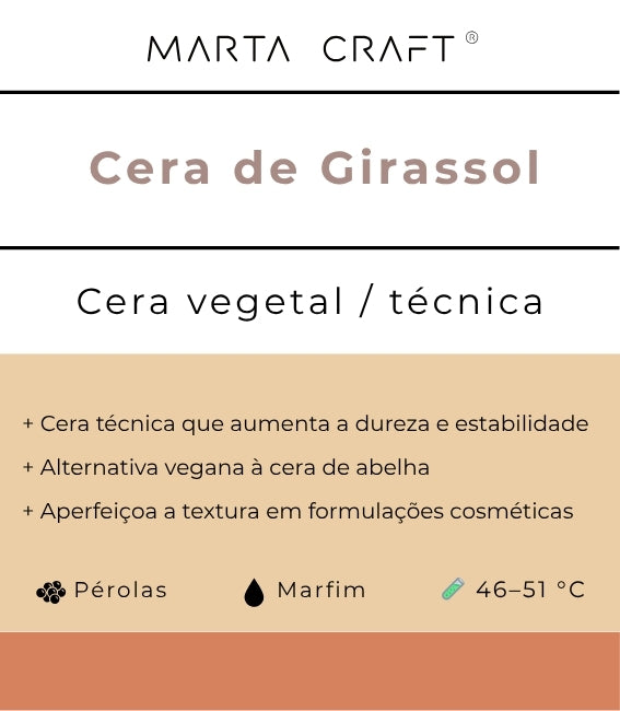 ♡ 28 - Cera de Girassol | Pérolas