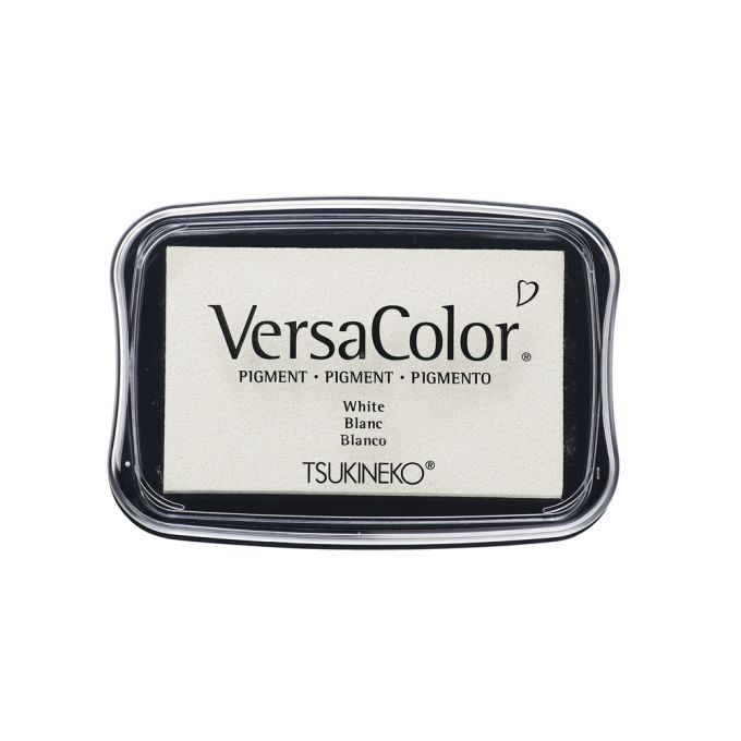 Almofada de tinta pigmentada Versa Color, branca