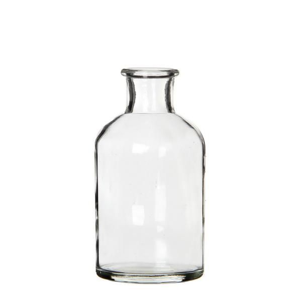 Garrafa redonda vidro H 12 cm ø 7 cm