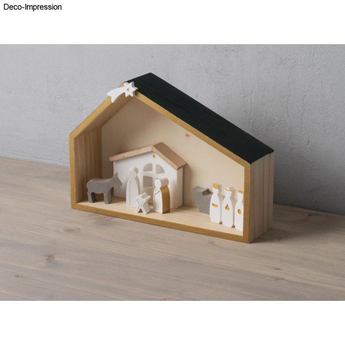 Molde de silicone para mini presépio 14,5x26x1cm, 12 formatos- Rayher