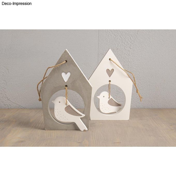 Rayher -Molde de Silicone Casa de Passarinho + Pássaro 14,5x26x2cm, 2 formas, caixa 1 peça