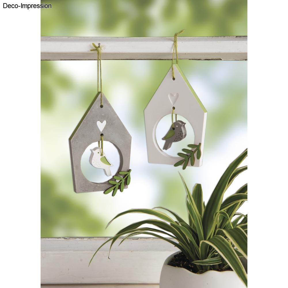 Rayher -Molde de silicone para casas de passarinhos + pássaros 14,5x26x1,2cm, 5 formas, caixa 1 peça