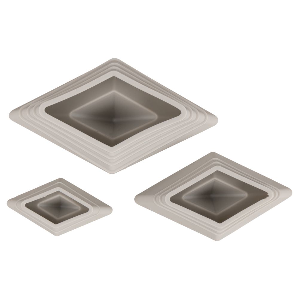 Rayher -Conjunto de Moldes de Silicone Barcos de Origami 3 peças, 8x4x2,9cm/12x6x4,3cm/16x8x5,6cm