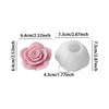 F090MS- Molde Flor Rosa 3D
