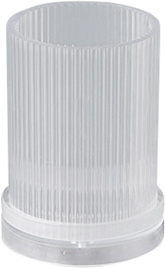 Molde de vela Pilar acrílico cilindro canelado para fazer velas