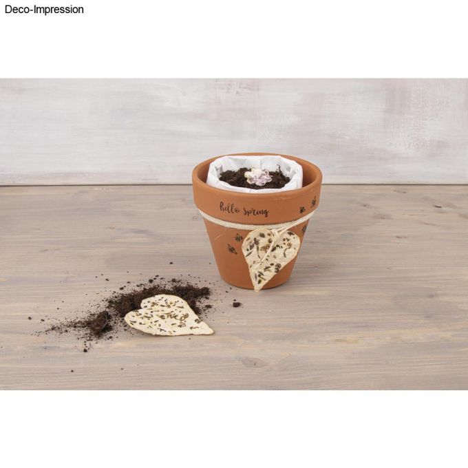 | Vaso de Terracota ø 8,2 cm, altura 8,3 cm