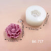 F017MS - Molde de Silicone Flor Dália