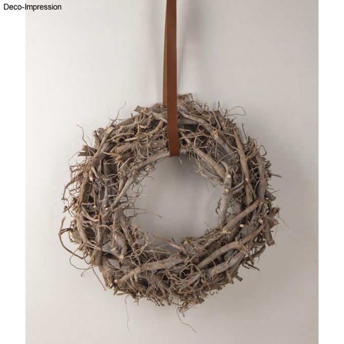 Coroa de Salgueiro, Branco, ø 40CM