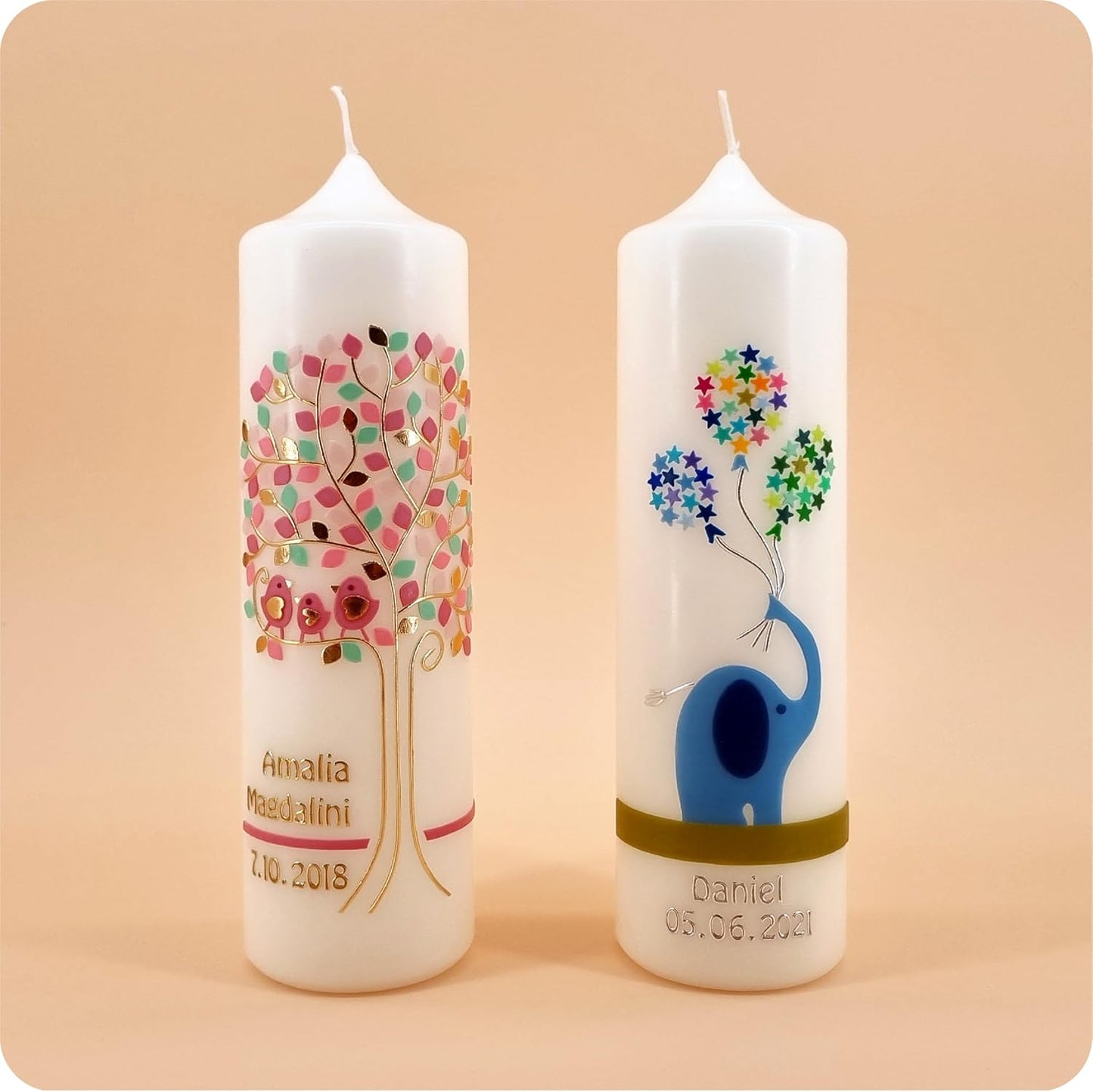 Listras decorativas em cera, douradas 15 unidades - 2mmx200