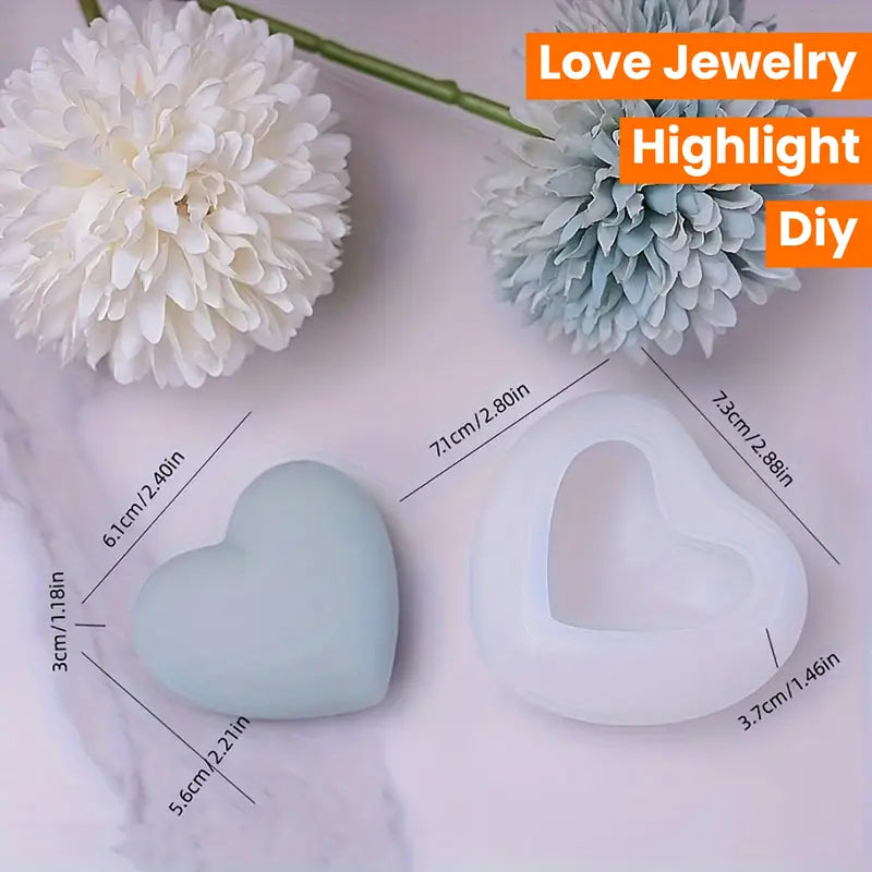 CA022MS - Molde- Coração simples i unidade - tamanhos/ escolher XS| S| M| L|