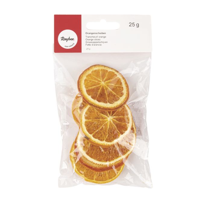 Fatias de laranja saco seco para autoatendimento. 25g - Rayher
