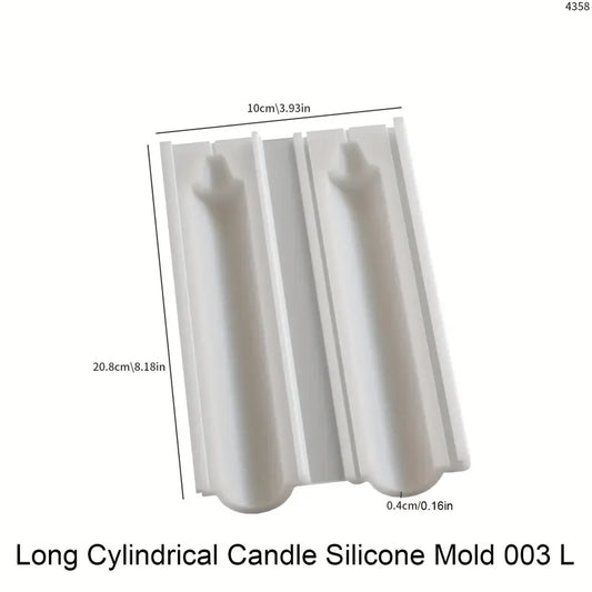 S036MS - Velas Cilíndricas Molde de Silicone