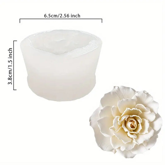 F107MS- Molde de Silicone flor 3D