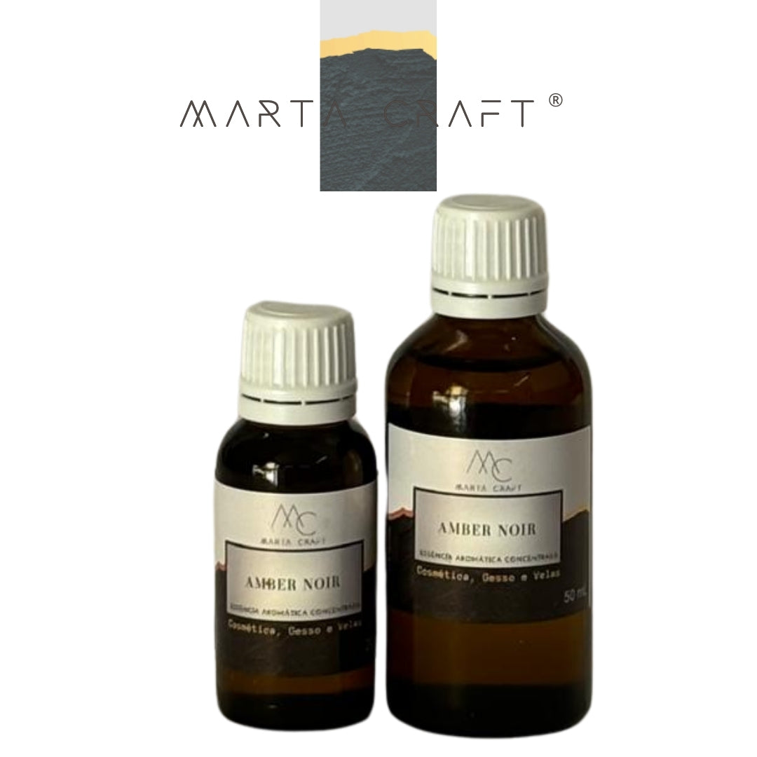 Essência aromática concentrada para Velas e Sabonetes e Gesso - Amber Noir
