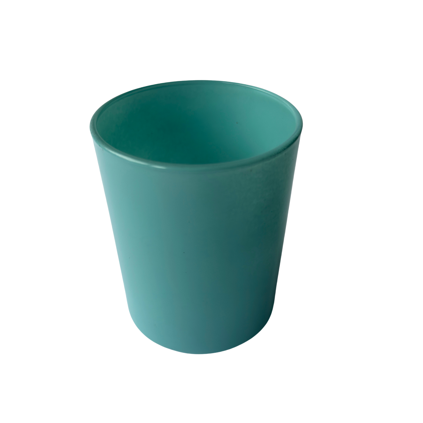 Copo Vidro Azul Brilhante Mate - 180 ml