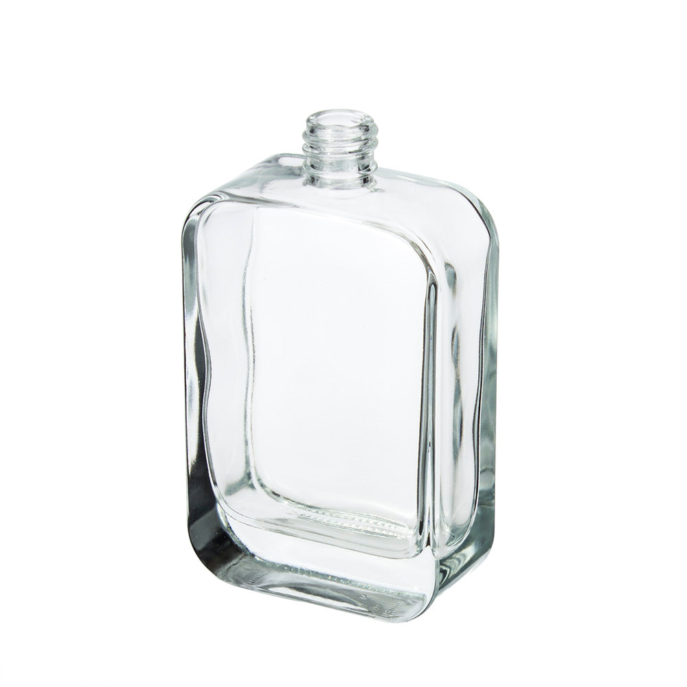 Frasco Vidro Transparente Perfume 100mL - Petaca