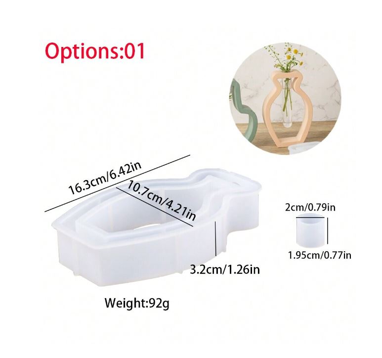 BP029MS - Molde Epoxi JARRA Recipiente Hidropónico