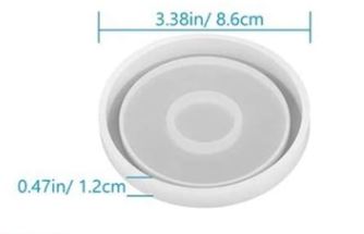 BP070MS - Molde EPoxi Base Copo Redondo
