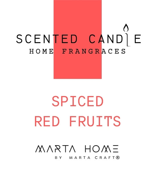Scented Candle | Spices Red Fruits