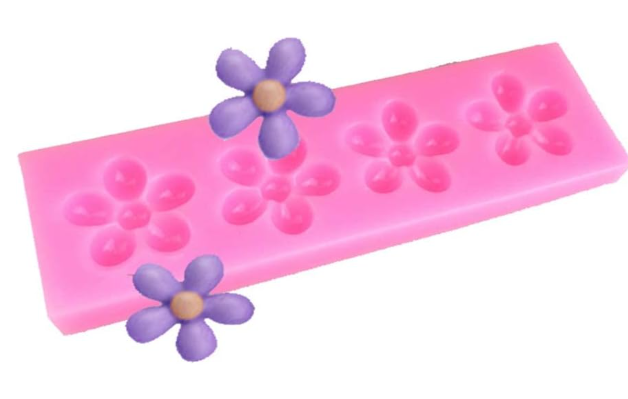 F072MS- Molde 4 flores