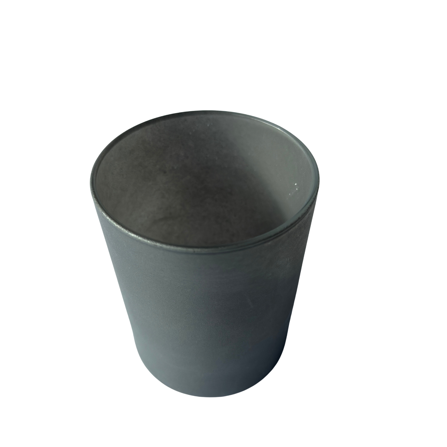 Copo Vidro Cinzento Fosco Perolado - 220 ml