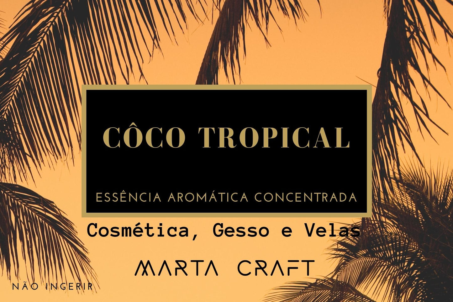 Essência aromática concentrada - Côco Tropical