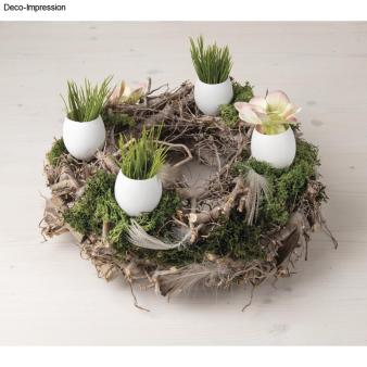 Coroa de Salgueiro, Branco, ø 30CM