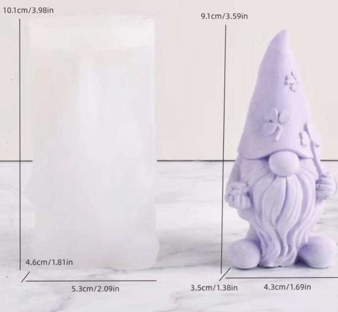 D071MS - Molde De Silicone Anão