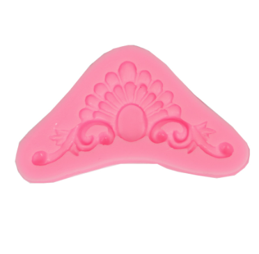 D078MS - Molde de Silicone Padrão Floral