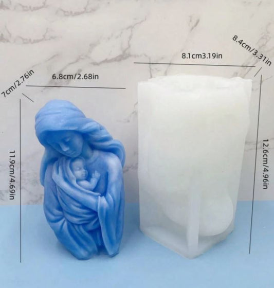 D086MS - Mãe e filho amor eterno - Molde 3D