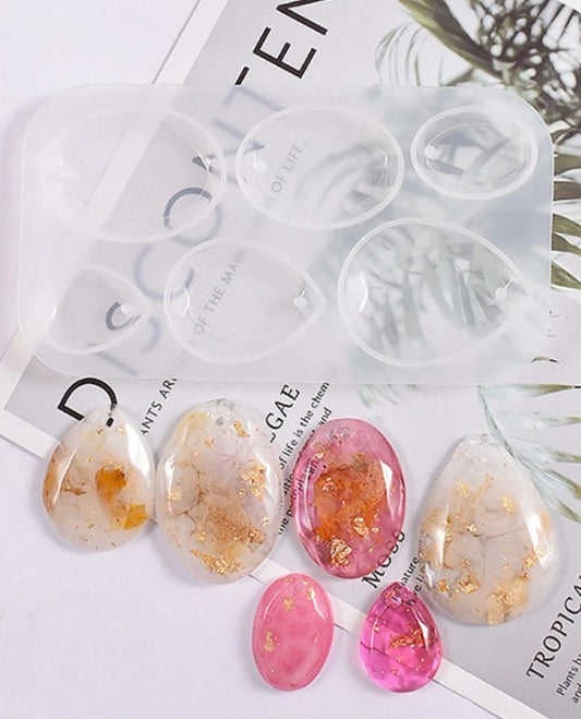 EP031MS - Pingentes Elíptico e Gota D'água