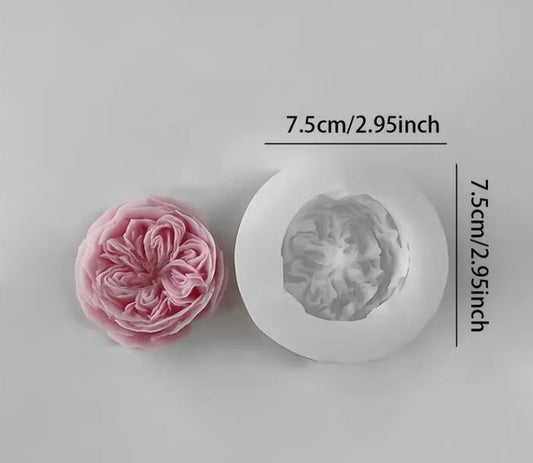 F001MS - Molde Flor Fluffy Peony Flower