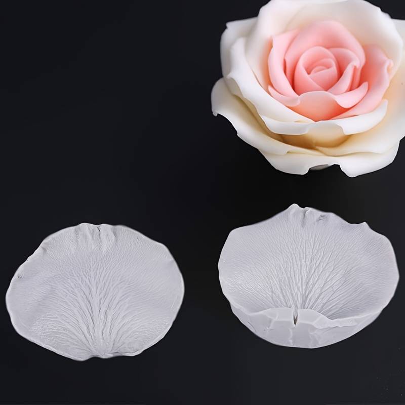 F042MS- Molde Forma De Pétalas De Rosa