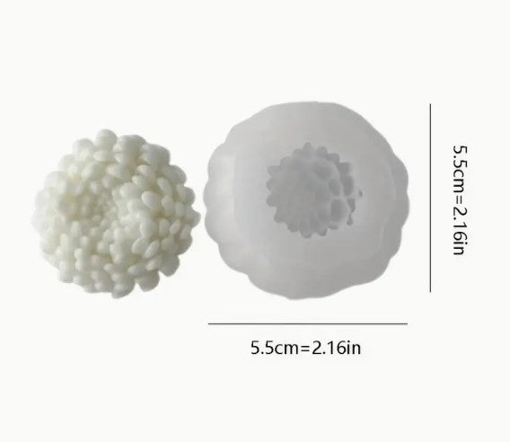 F045MS-Molde de Silicone de Flor Crisântemo