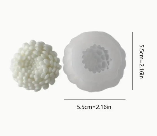 F045MS-Molde de Silicone de Flor Crisântemo