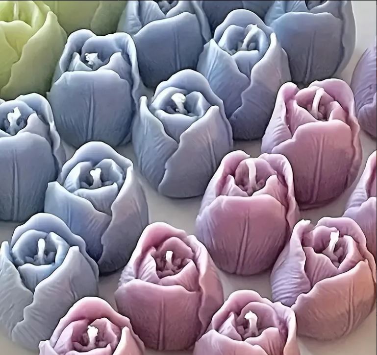 F051MS- Molde flor Tulipa fechada