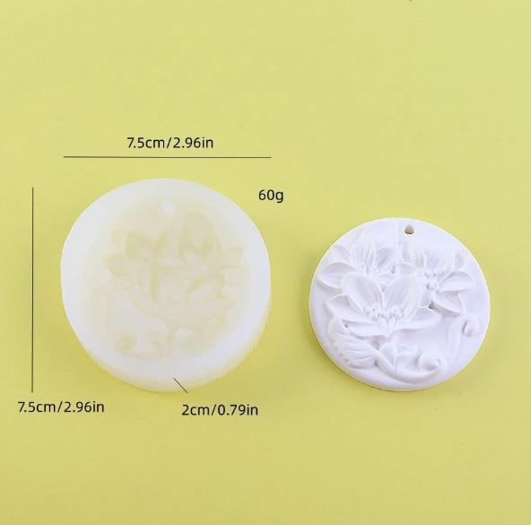F053MS- Molde flor Para Fragrância Difusor