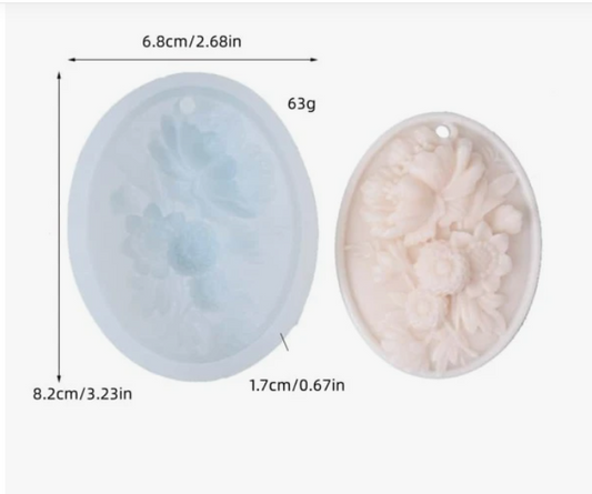 F169MS- Molde flor Para Fragrância Difusor