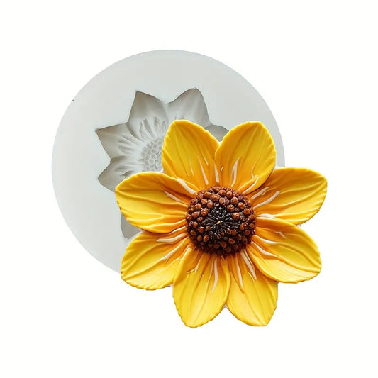 F120MS- Molde de Silicone 3D Girassol