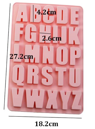 FC100MS -Molde Alfabeto Grande Maiúsculas 26 letras