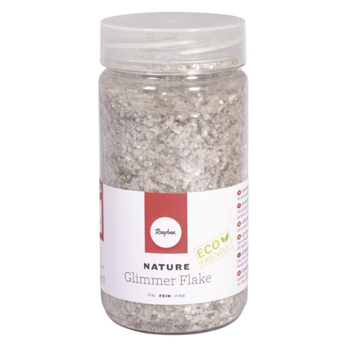 Rayher - Flocos finos Nature Glimmer Prata