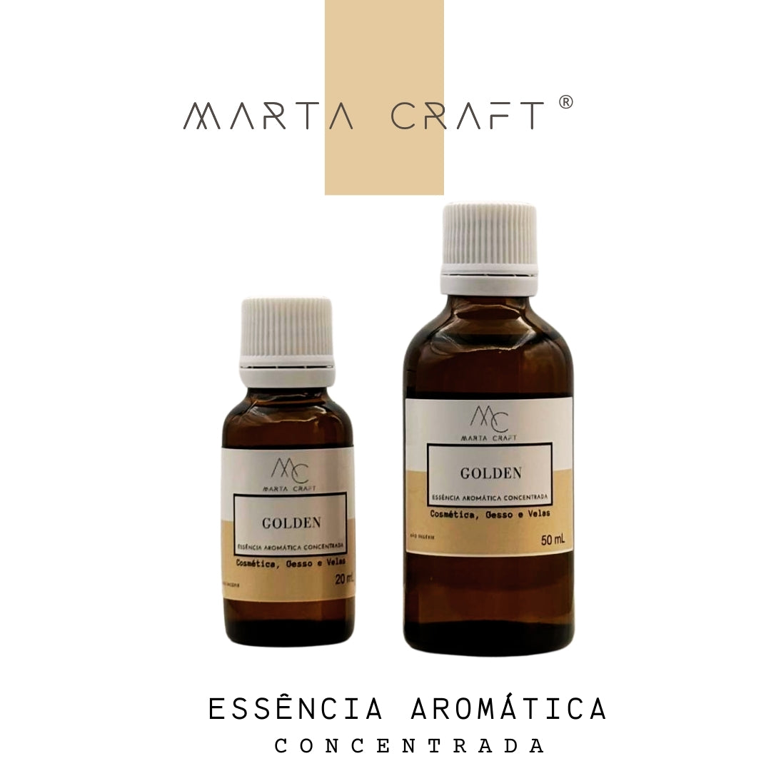 Essência aromática concentrada para Velas e Sabonetes e Gesso - GOLDEN