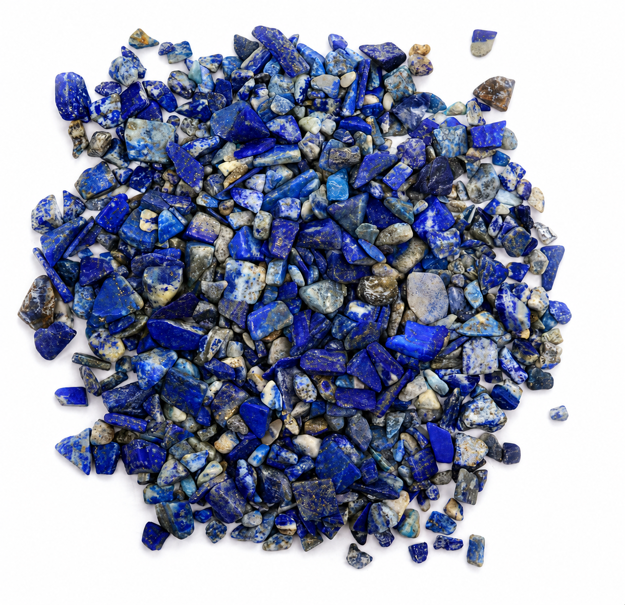 Cristais de Lápis Lazuli - 100g de Pedra 100% Natural