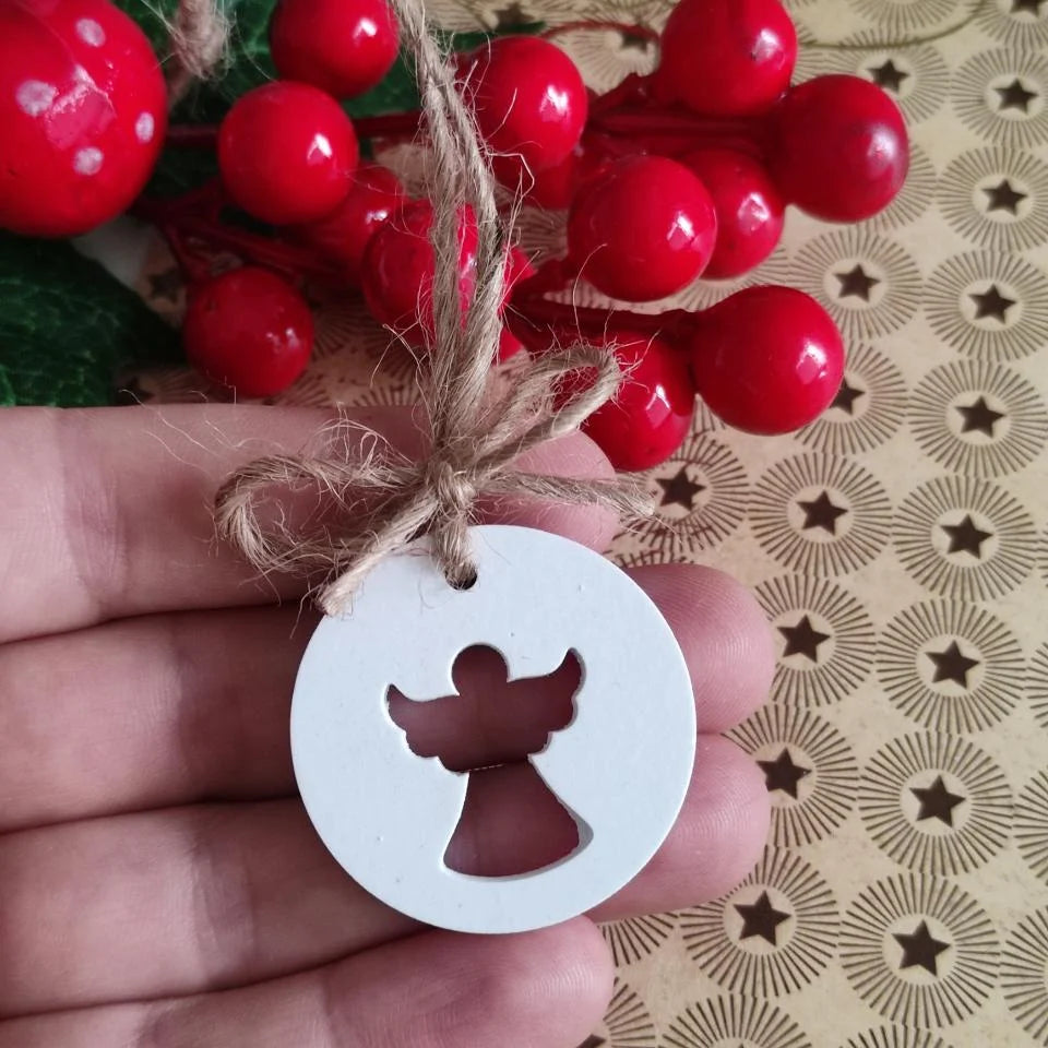 NA100MS- Molde em silicone, Circulo com anjo